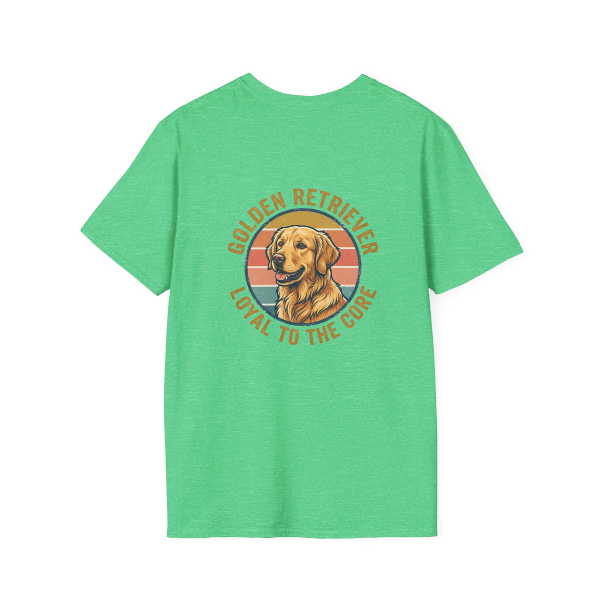 Golden Retriever Good Boy Club Print T-Shirt