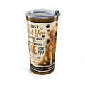 Tumbler – "Stay Golden" Dog Lover Travel Cup