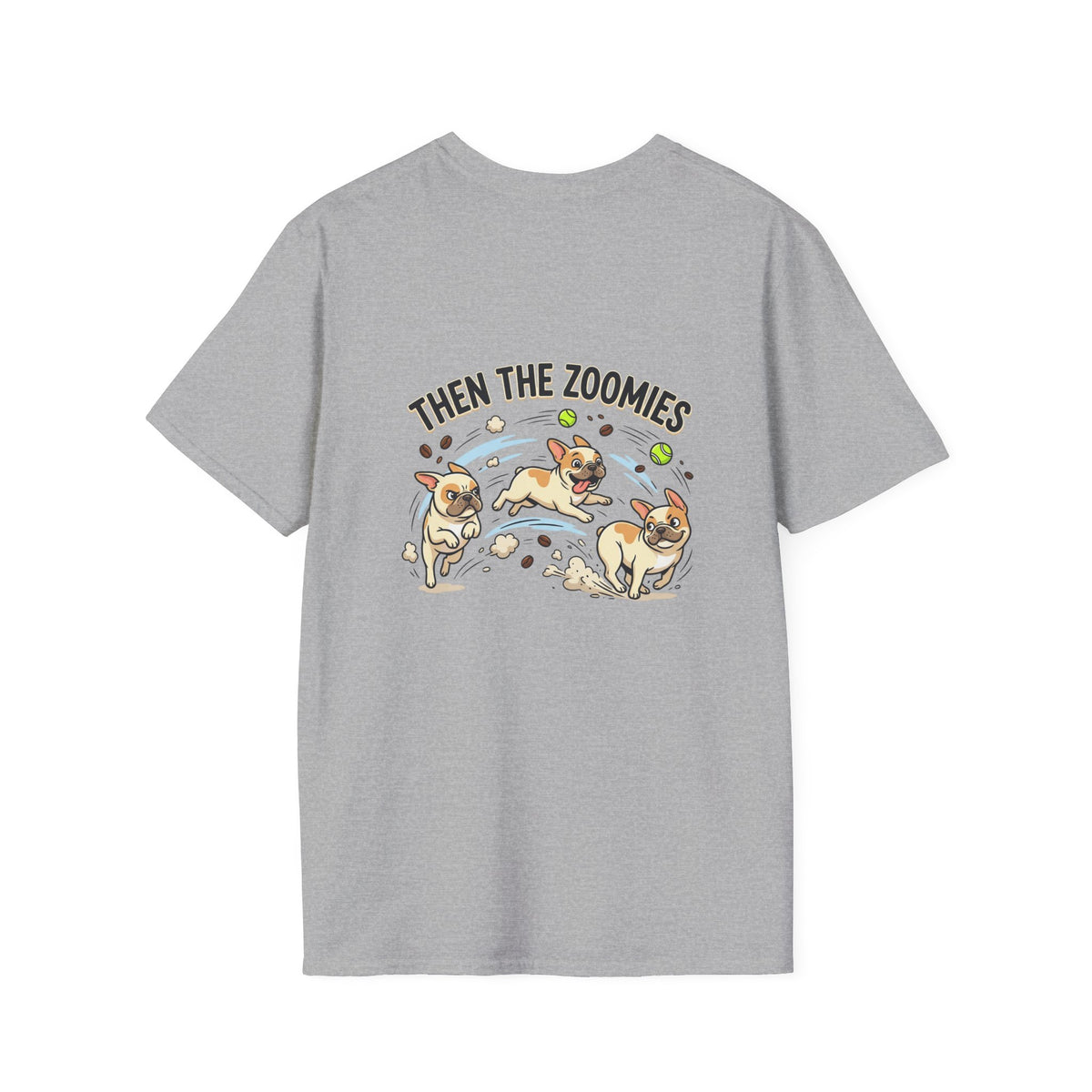 French Bulldog "Coffee First" T-Shirt