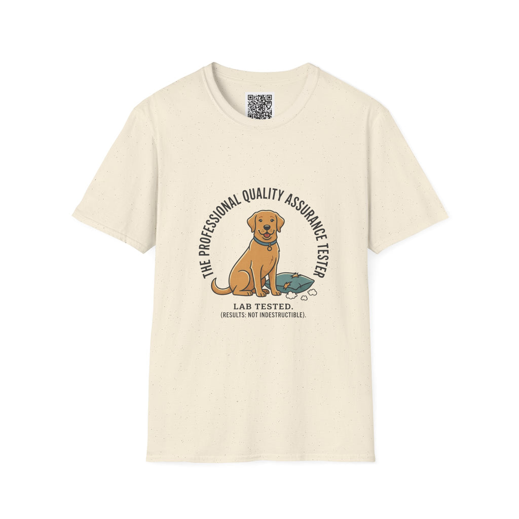Lab Tested Quality Assurance Dog Graphic Tee