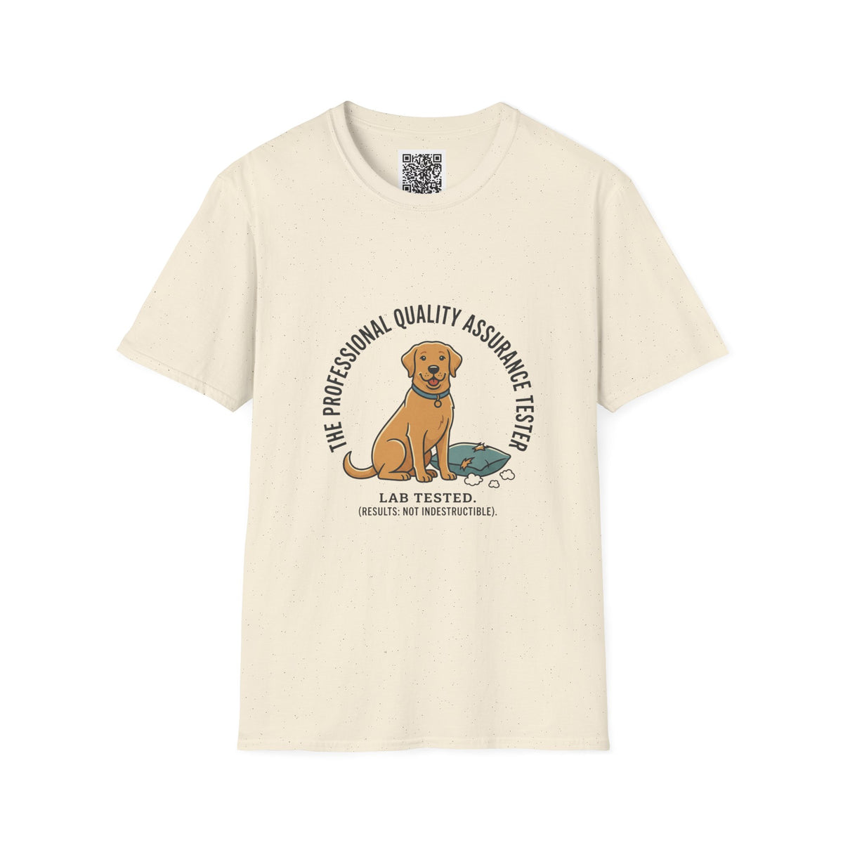 Lab Tested Quality Assurance Dog Graphic Tee