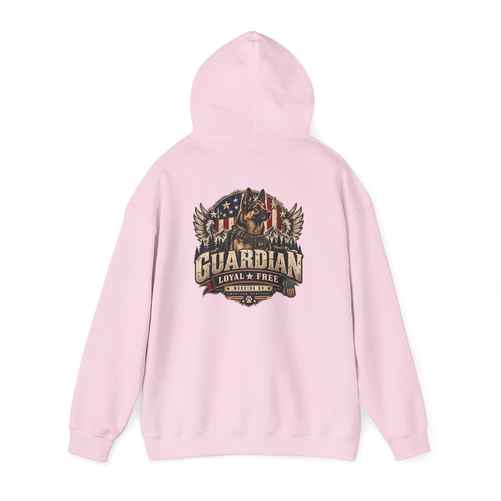 Guardian Loyal & Free Hoodie - Patriotic American Flag Eagle Design
