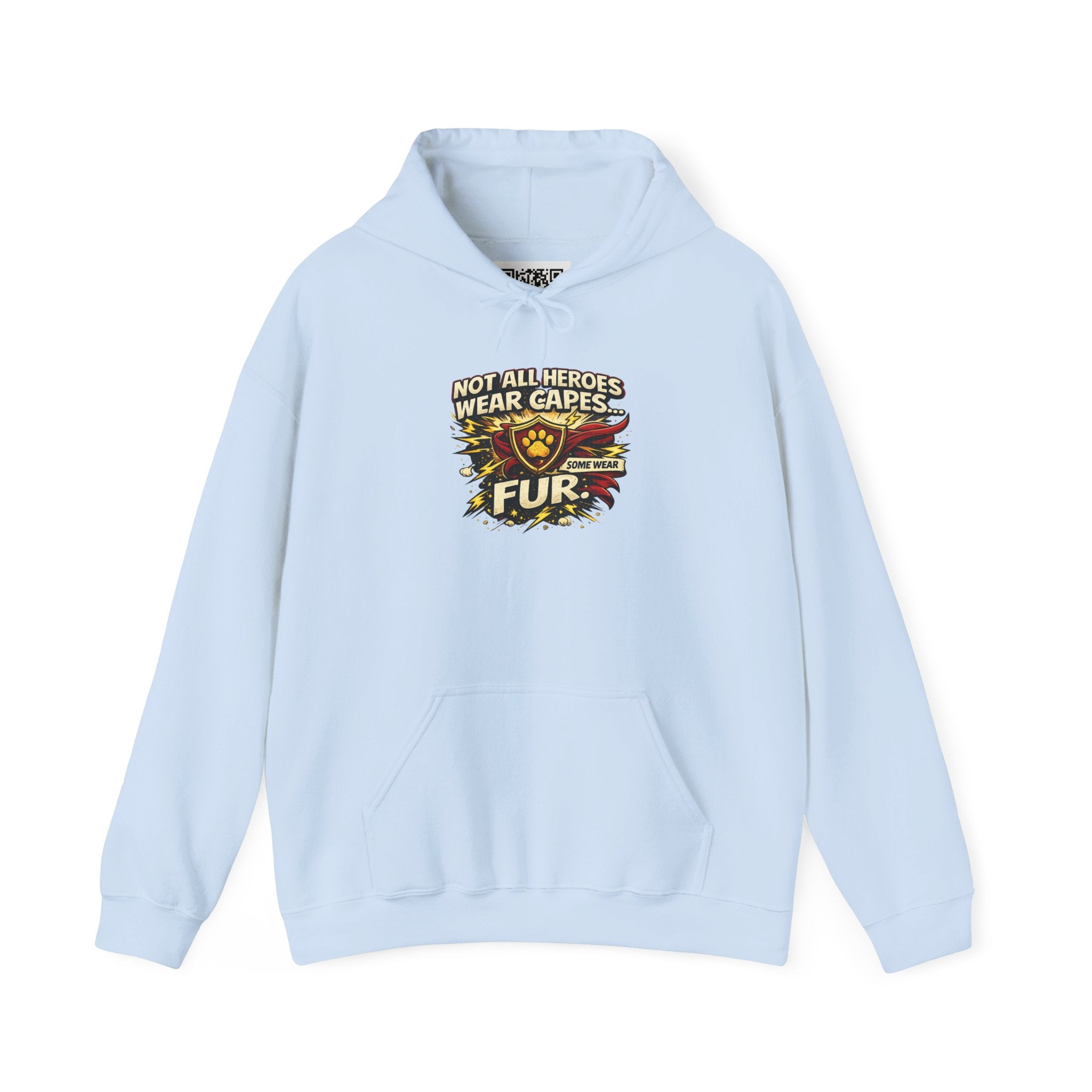 German Shepherd Protector Hoodie — "Not All Heroes Wear Capes" Dog Lover Pullover