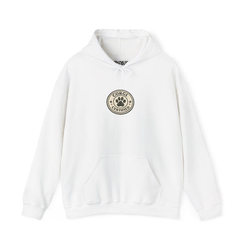 Corgi Hoodie — 'Low Risk, High Achiever'