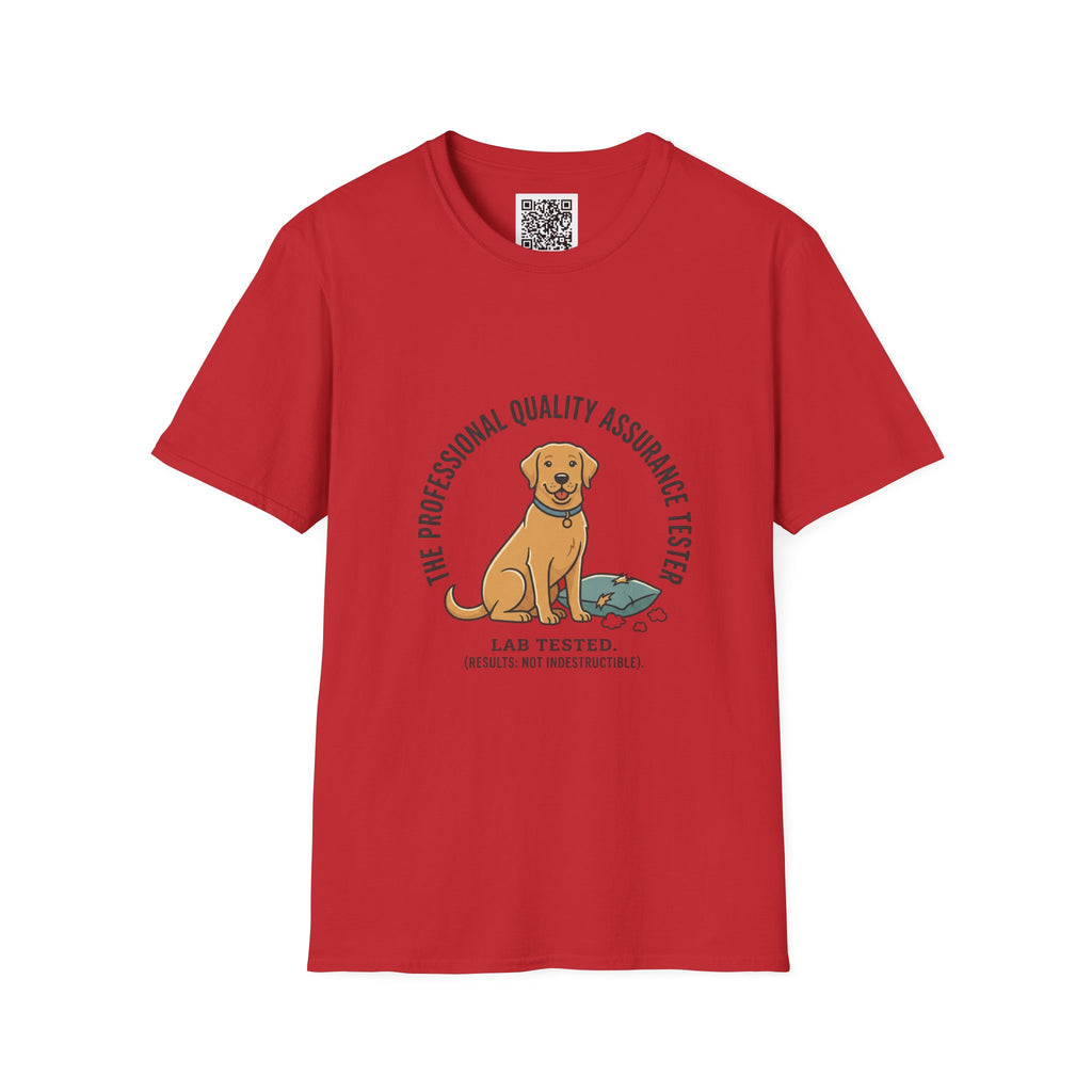 Lab Tested Quality Assurance Dog Graphic Tee