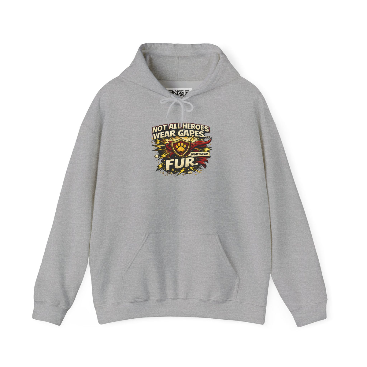 German Shepherd Protector Hoodie — "Not All Heroes Wear Capes" Dog Lover Pullover