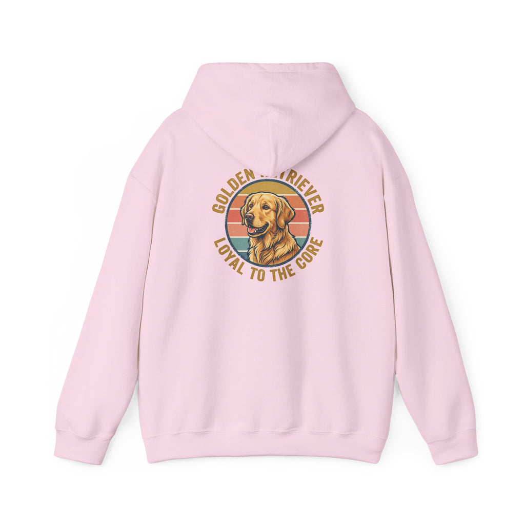 Golden Retriever Hoodie — "Loyal to the Core" Dog Lover Pullover