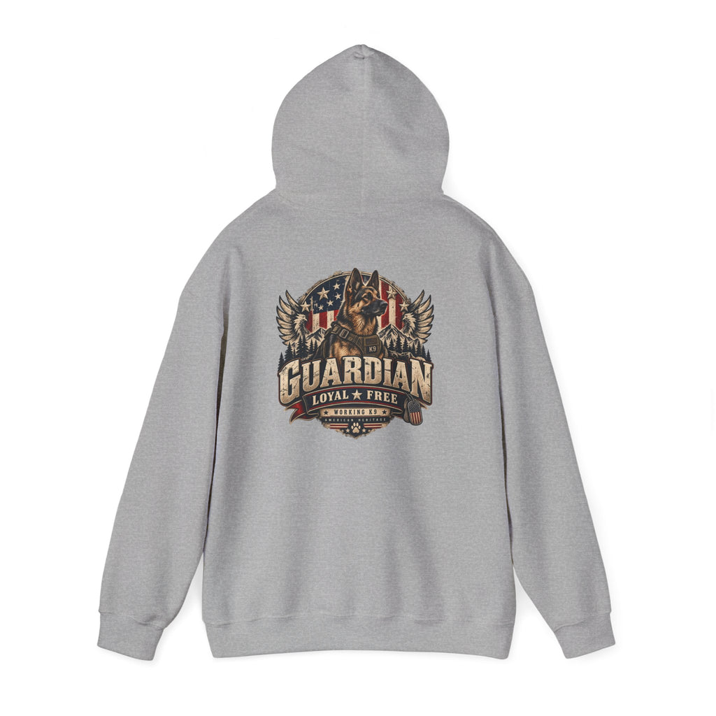 Guardian Loyal & Free Hoodie - Patriotic American Flag Eagle Design