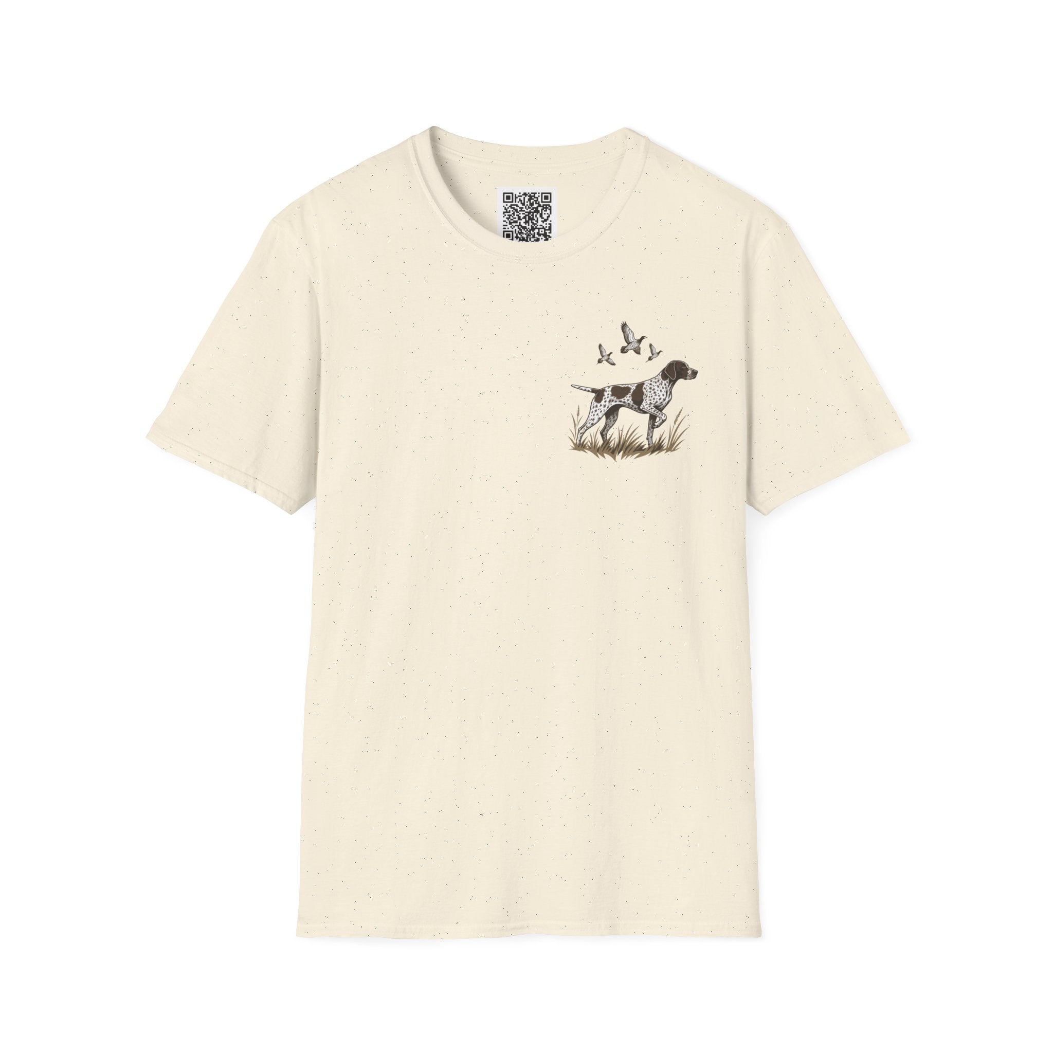 Pointer Dog Graphic T‑Shirt — Vintage Hunting Bird Design
