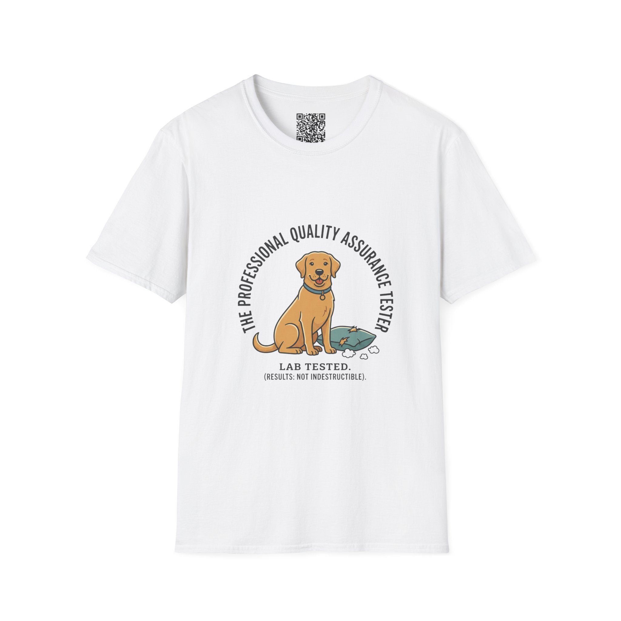Lab Tested Quality Assurance Dog Graphic Tee