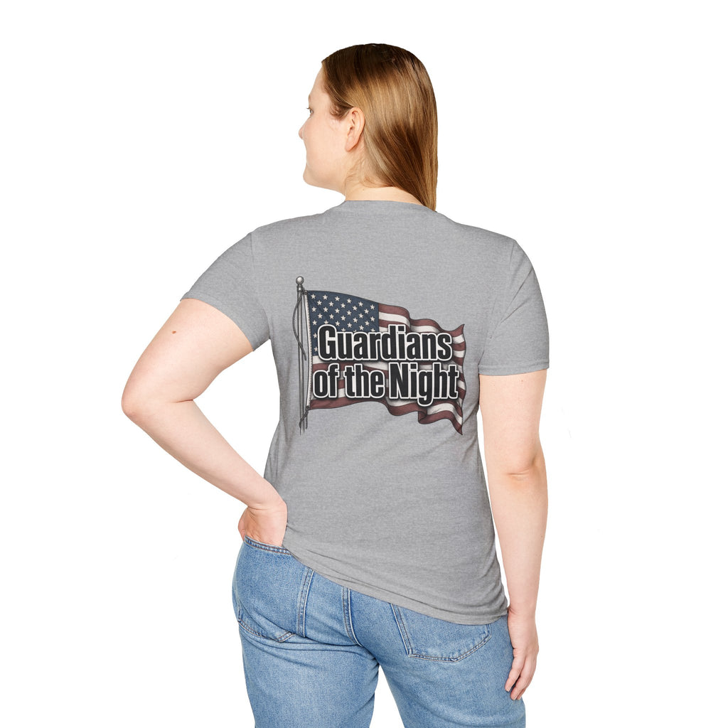 Guardians of the Night T-Shirt — Minimal Chest Text Tee