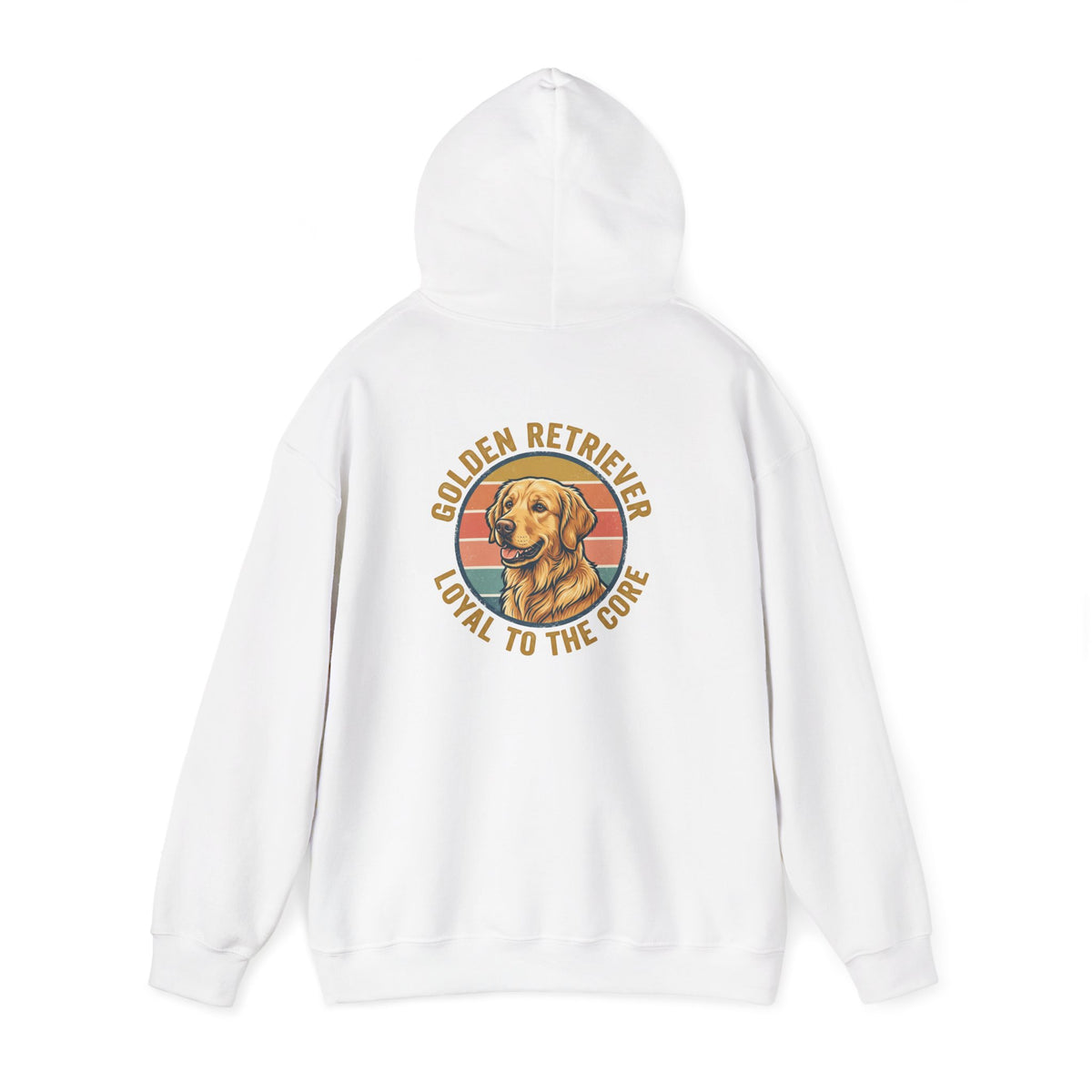 Golden Retriever Hoodie — "Loyal to the Core" Dog Lover Pullover