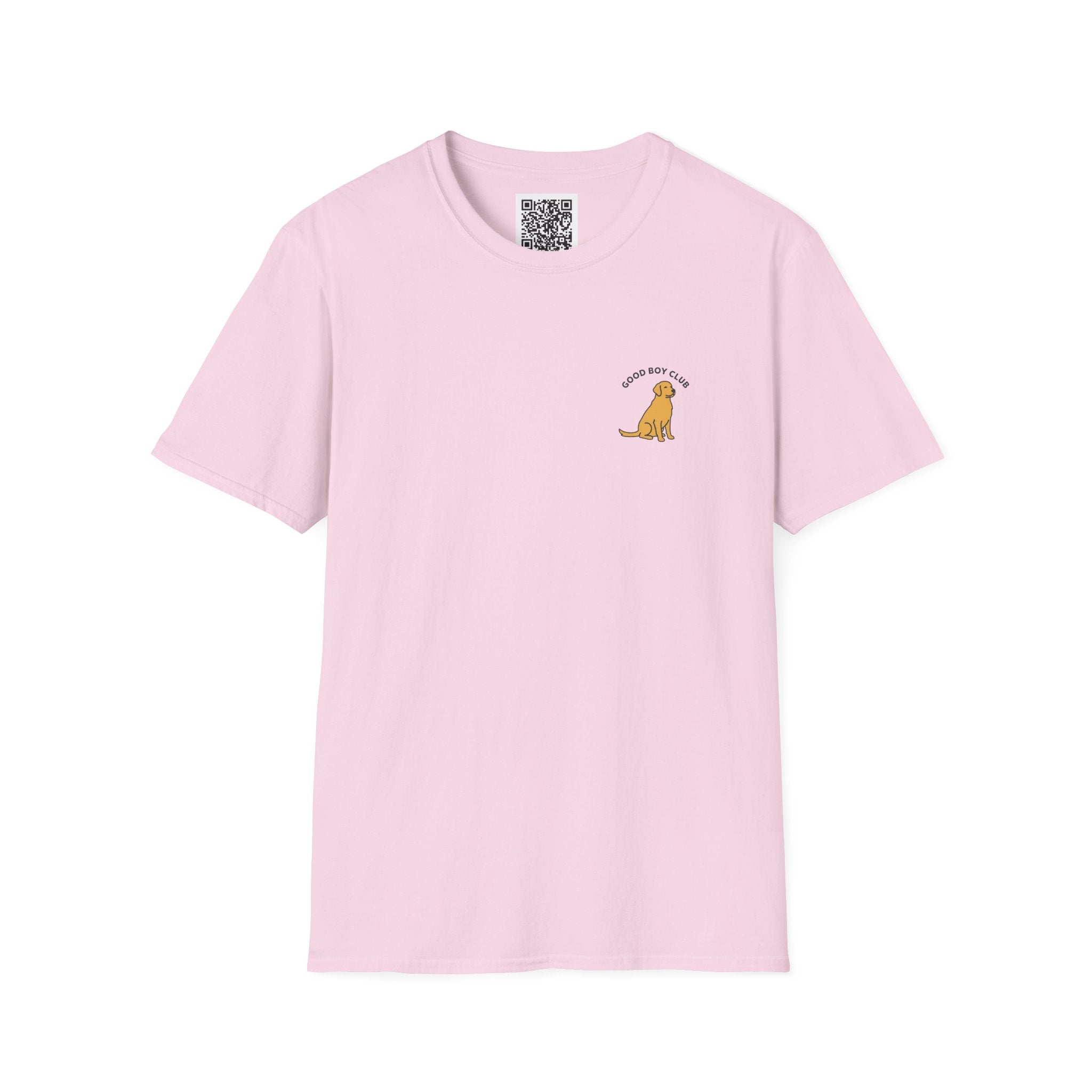 Golden Retriever Good Boy Club Print T-Shirt