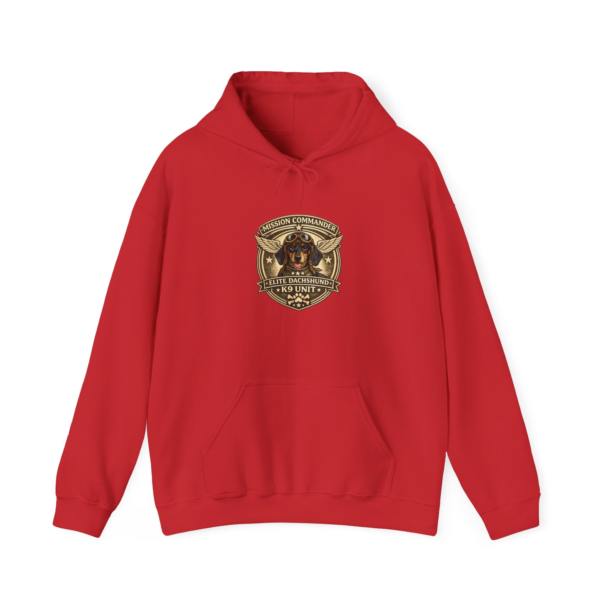 Dachshund — "Long Dog" Vintage Badge Graphic