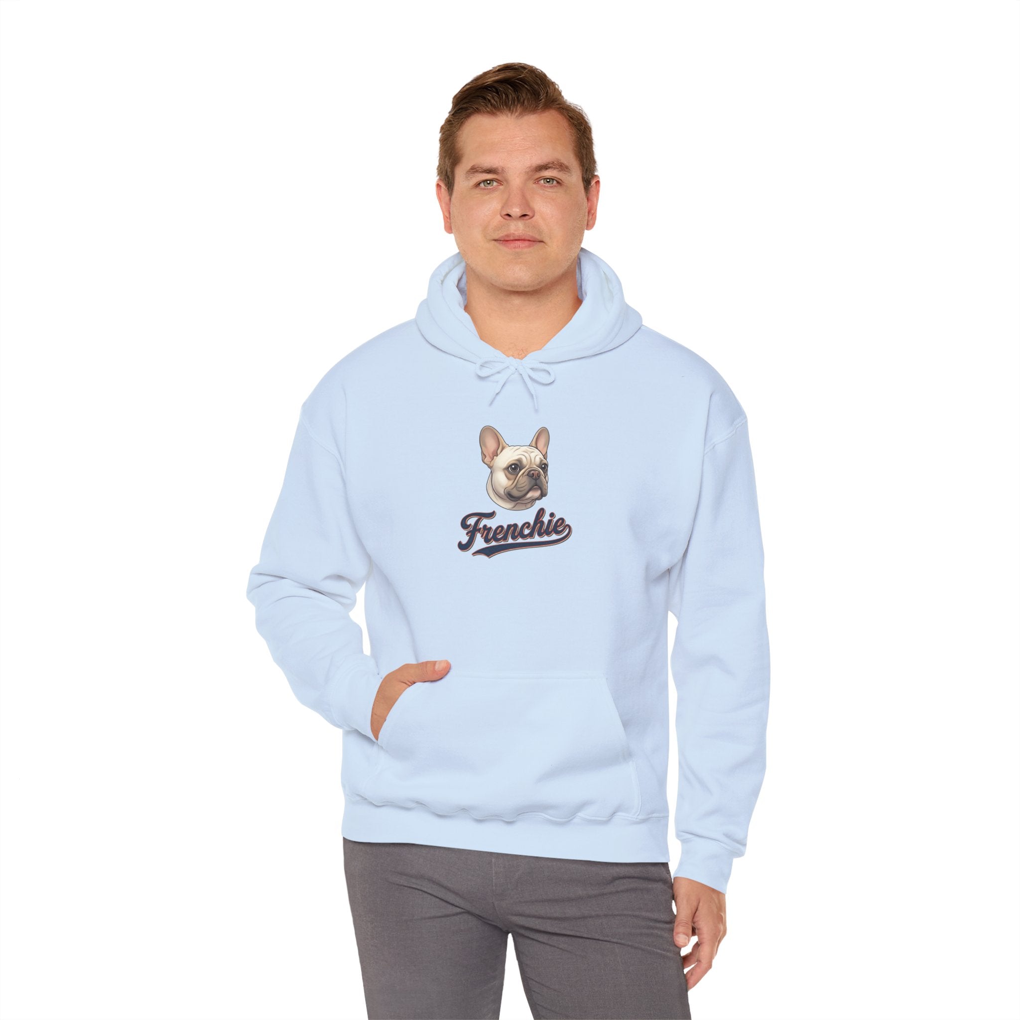 Frenchie Hoodie 90% Energy — Graphic Pullover