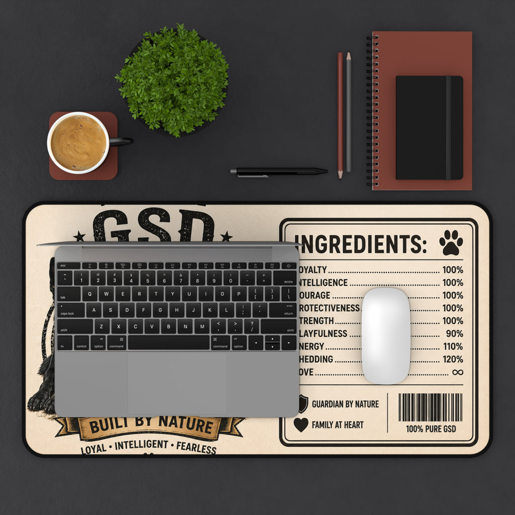 100% Pure GSD Desk Mat
