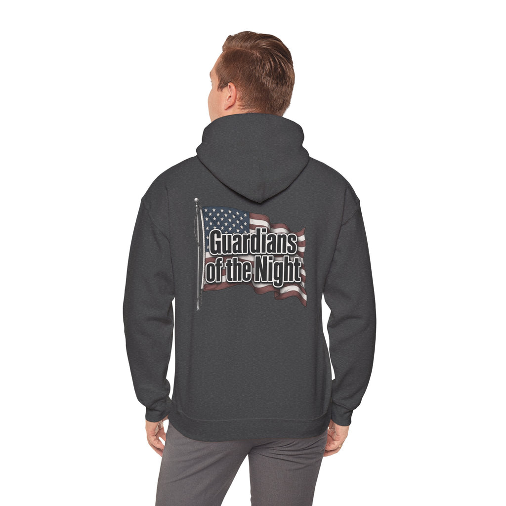 Guardians of the Night Hoodie – Patriotic American Flag Sweatshirt