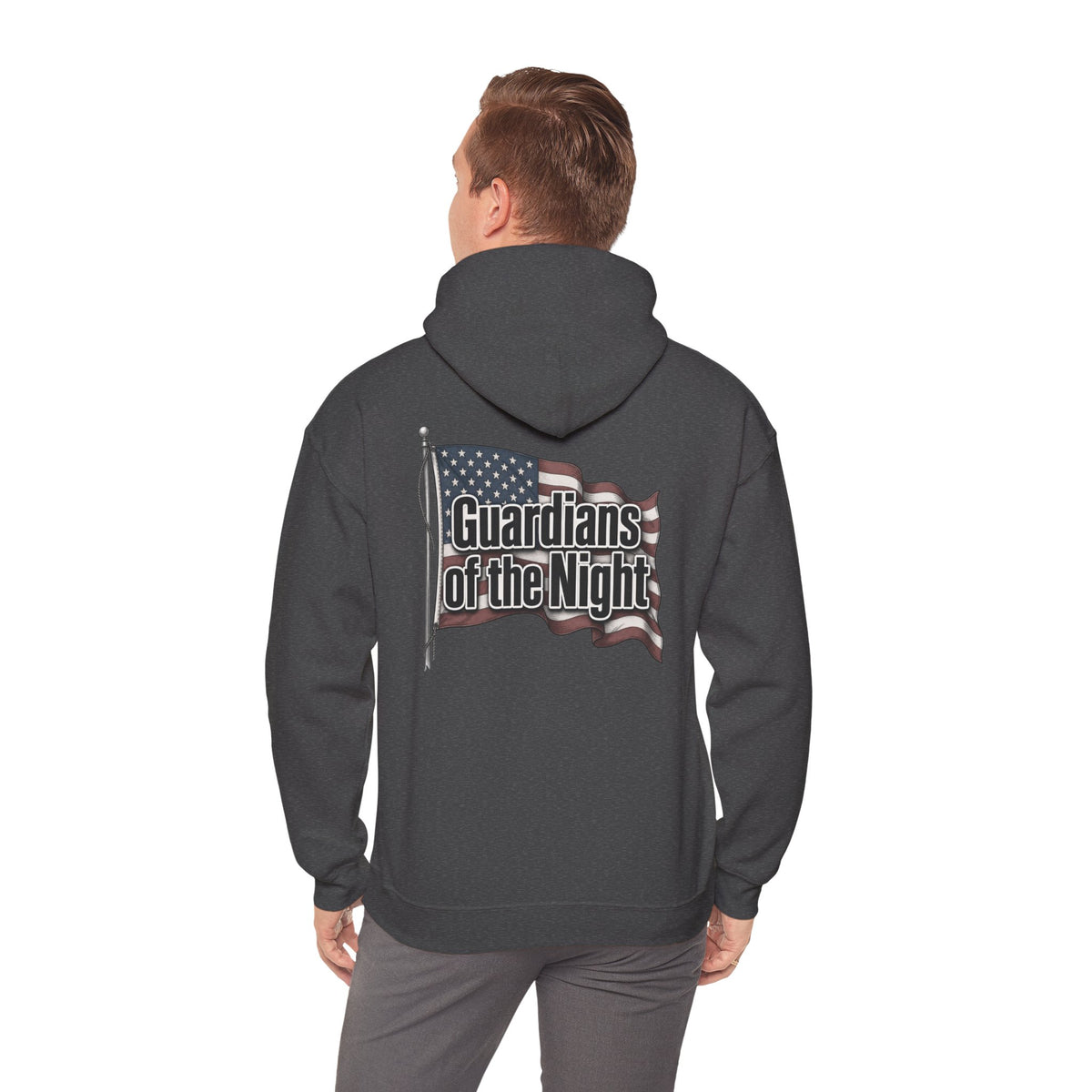 Guardians of the Night Hoodie – Patriotic American Flag Sweatshirt