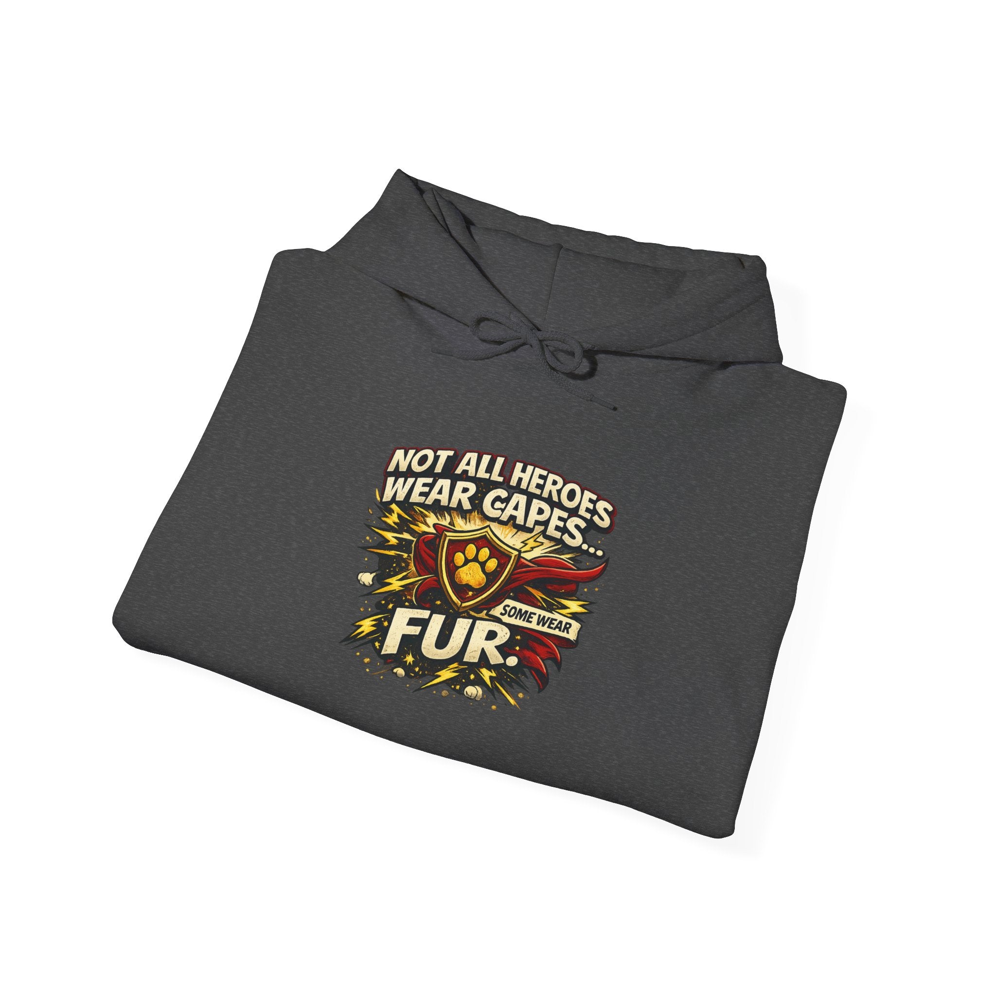 German Shepherd Protector Hoodie — "Not All Heroes Wear Capes" Dog Lover Pullover