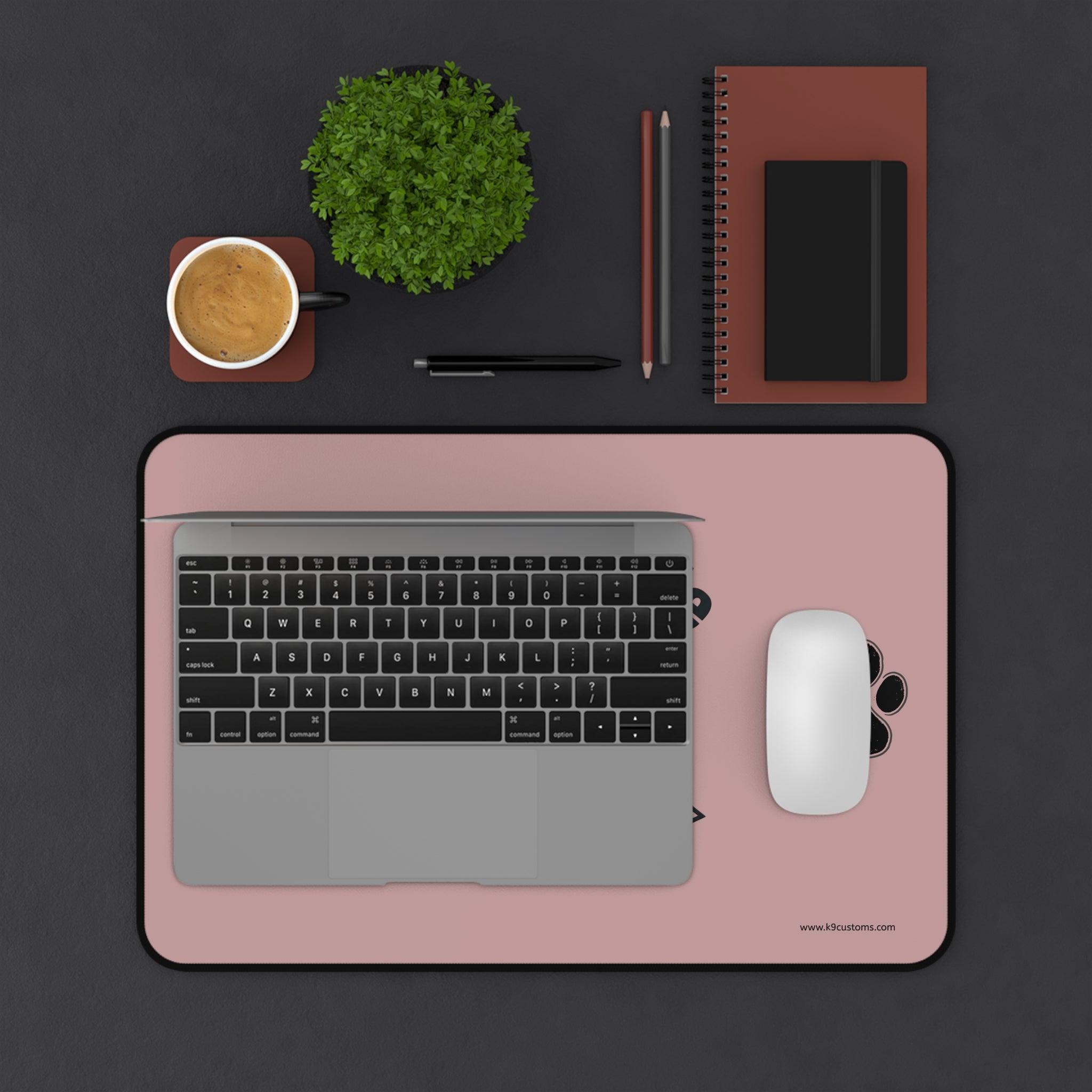GSD 4 Life Desk Mat – “My Husband is the Spare Human” German Shepherd Mouse Pad