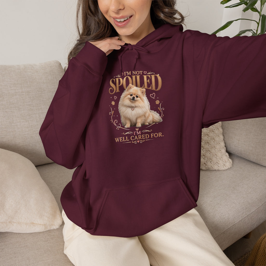 Pomeranian “Spoiled & Well Cared For” Hoodie