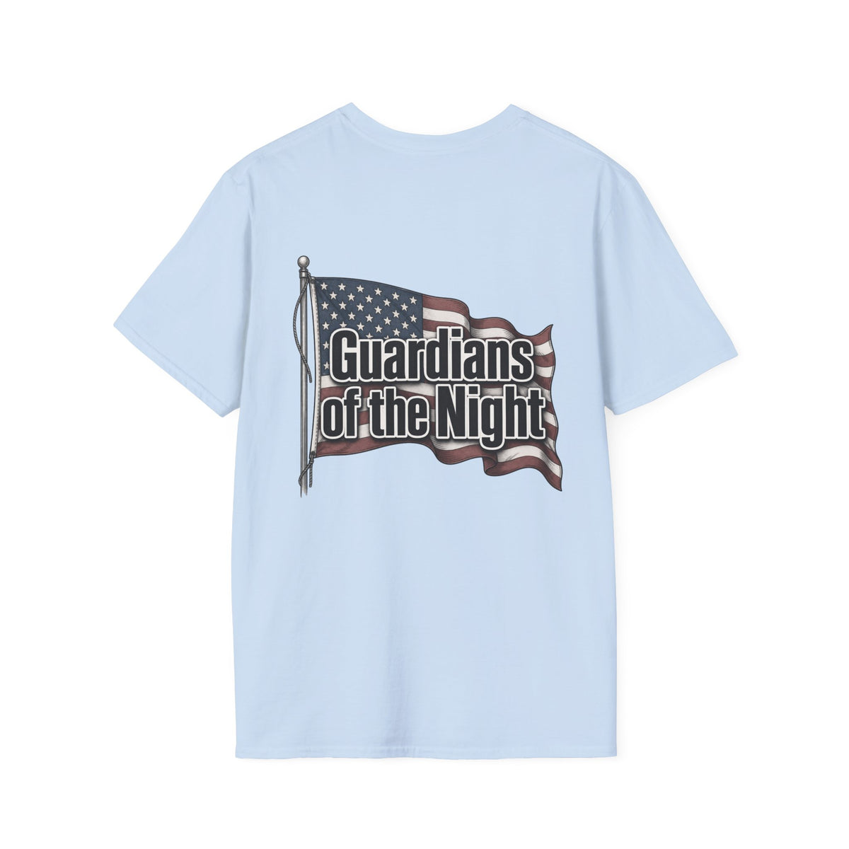 Guardians of the Night T-Shirt — Minimal Chest Text Tee