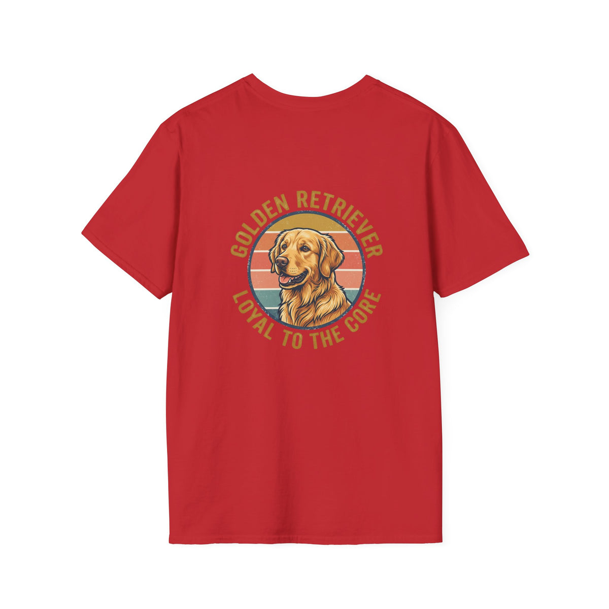 Golden Retriever Good Boy Club Print T-Shirt