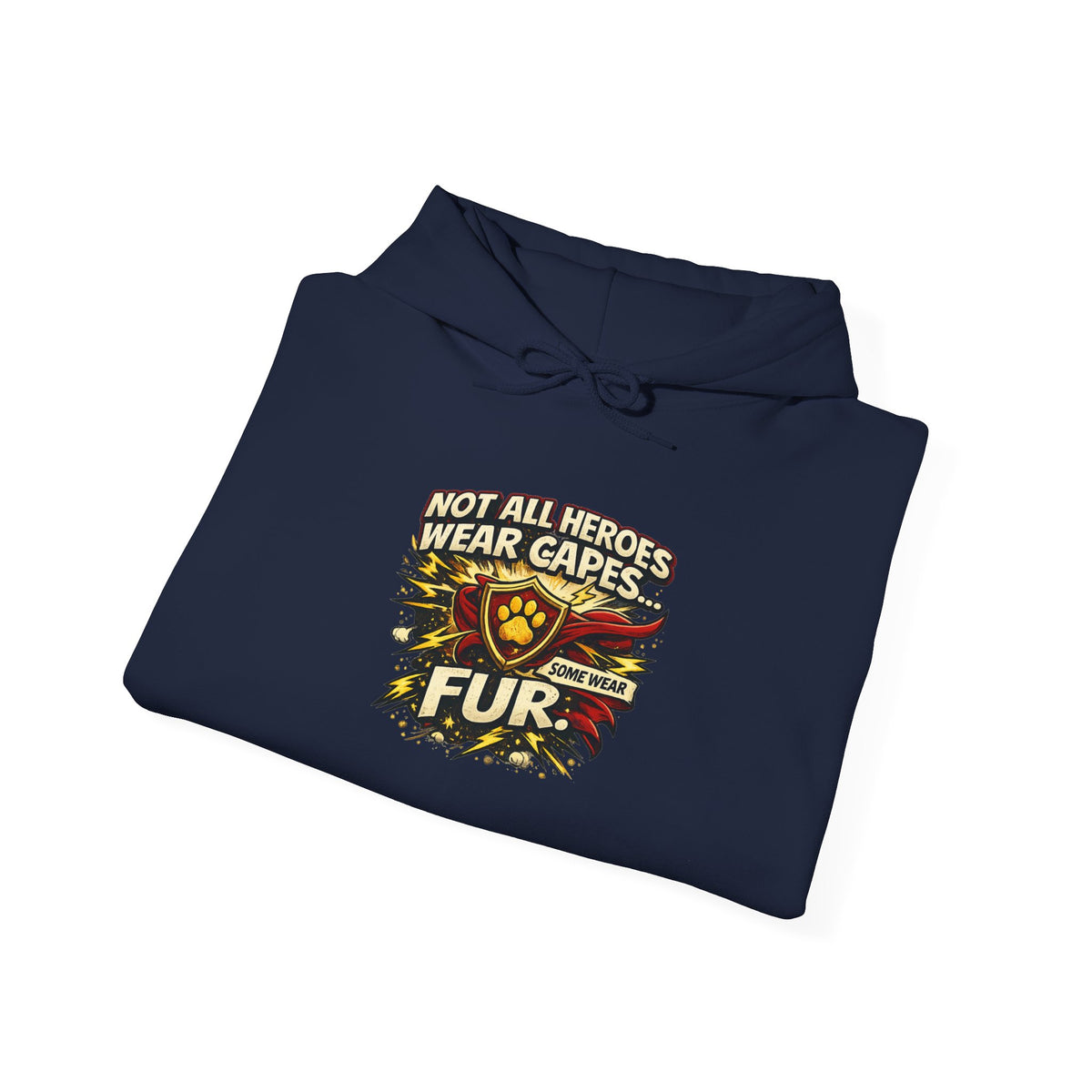 German Shepherd Protector Hoodie — "Not All Heroes Wear Capes" Dog Lover Pullover