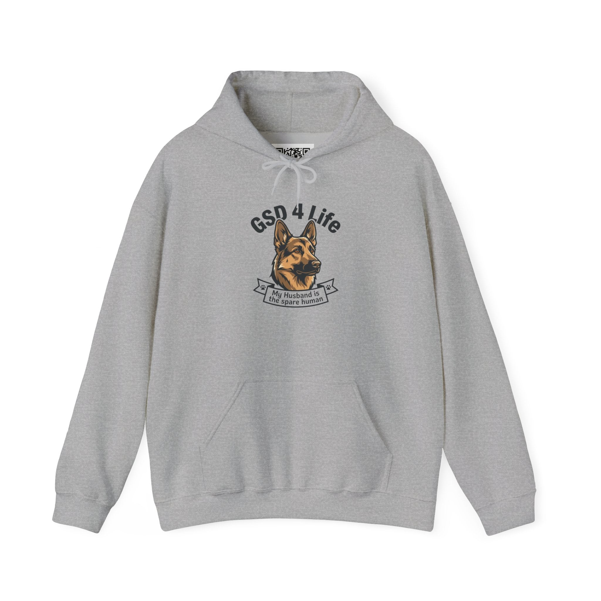 GSD 4 Life Hoodie — my husband is the spare human