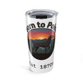 Born to Point 20oz Tumbler — Hunting Dog Sunset Travel Cup
