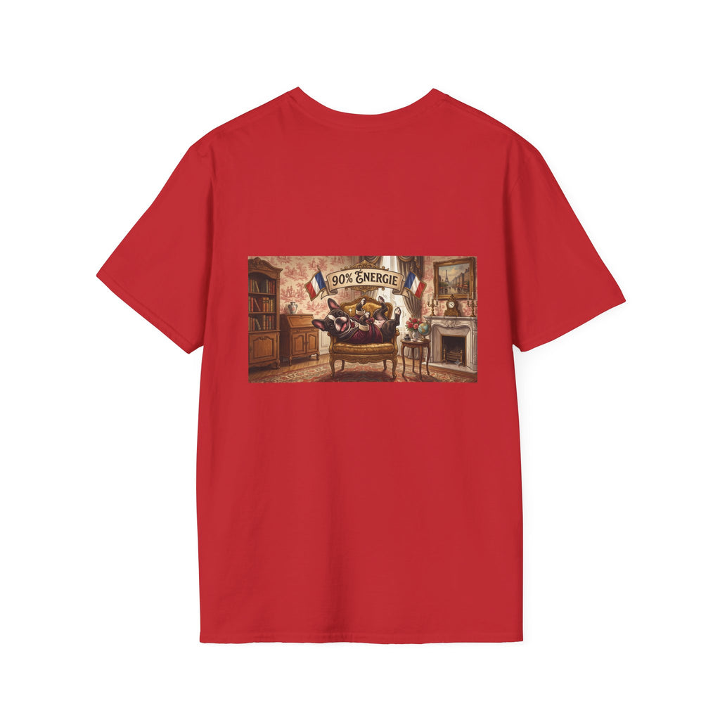 French Bulldog 90% Energy T-Shirt Graphic Tee