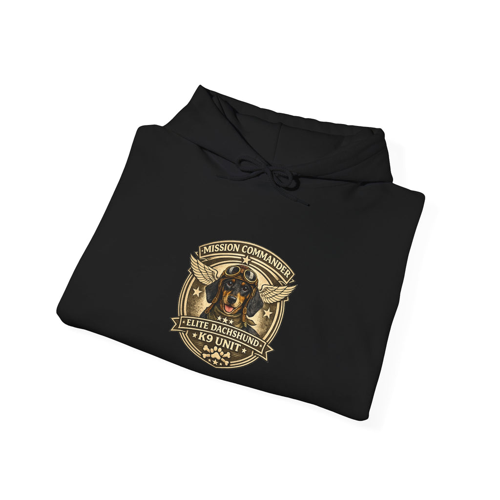 Dachshund — "Long Dog" Vintage Badge Graphic