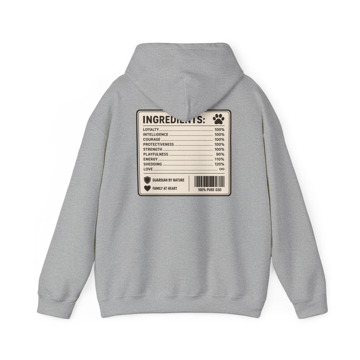 – "100% Pure" GSD Hoodie