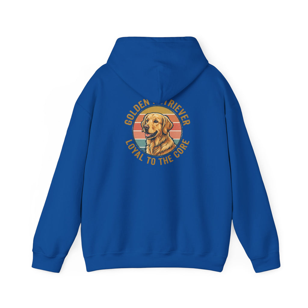 Golden Retriever Hoodie — "Loyal to the Core" Dog Lover Pullover