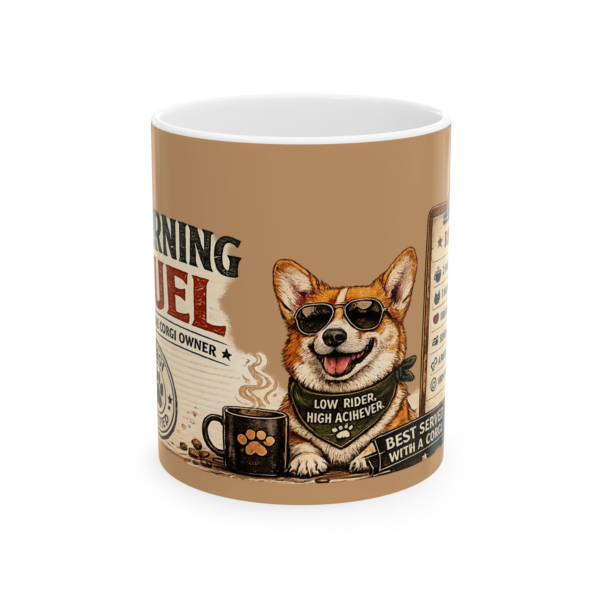 Corgi Coffee Mug – "Morning Fuel"