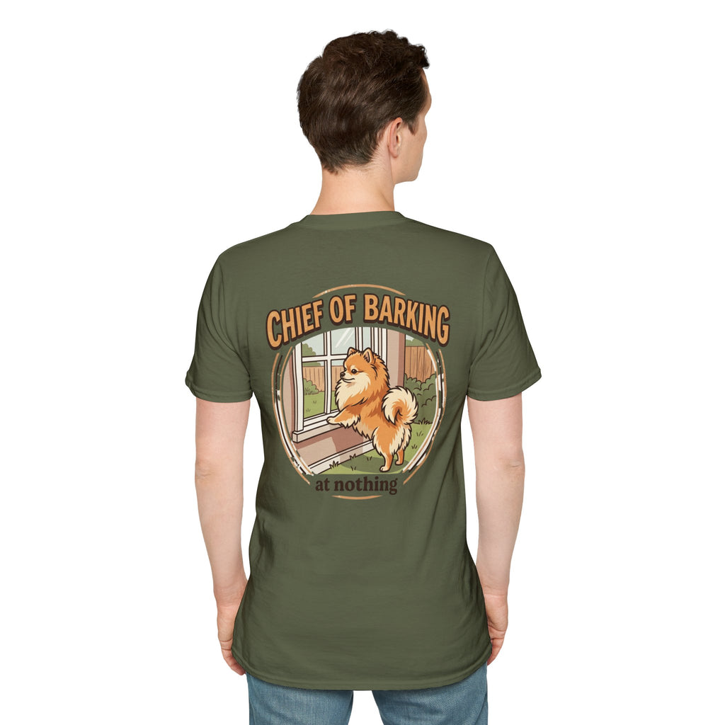 Pomeranian Chief of Barking T-Shirt