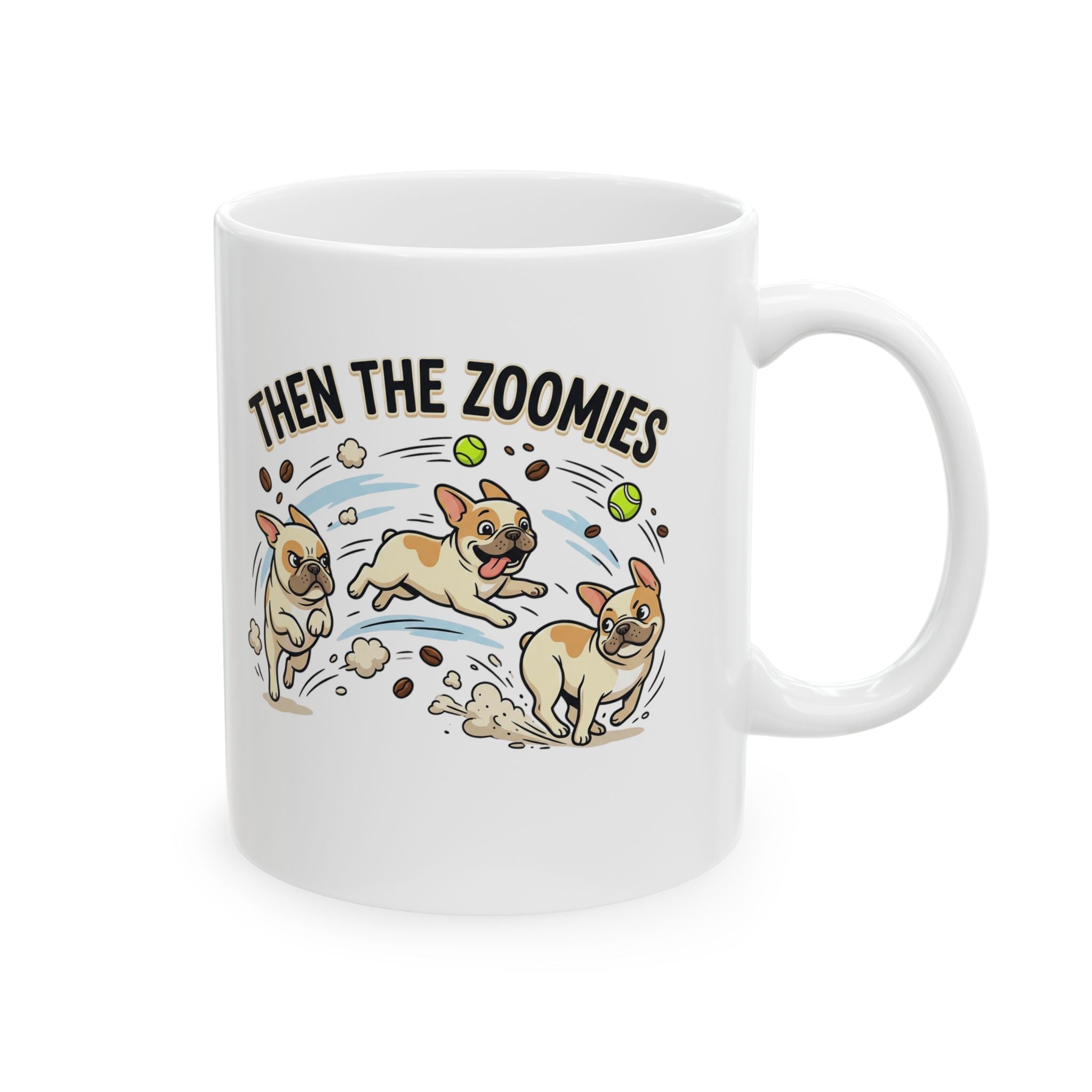 French Bulldog - "Coffee First" Coffee Mug, Funny Dog Lover Gift (11oz or 15oz)