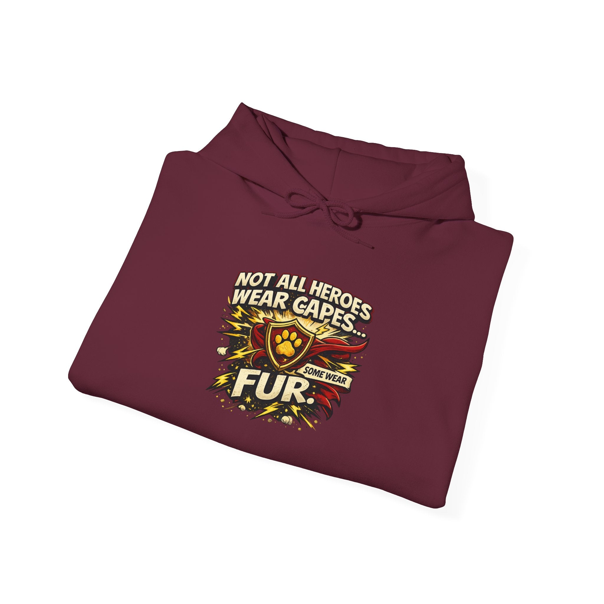 German Shepherd Protector Hoodie — "Not All Heroes Wear Capes" Dog Lover Pullover