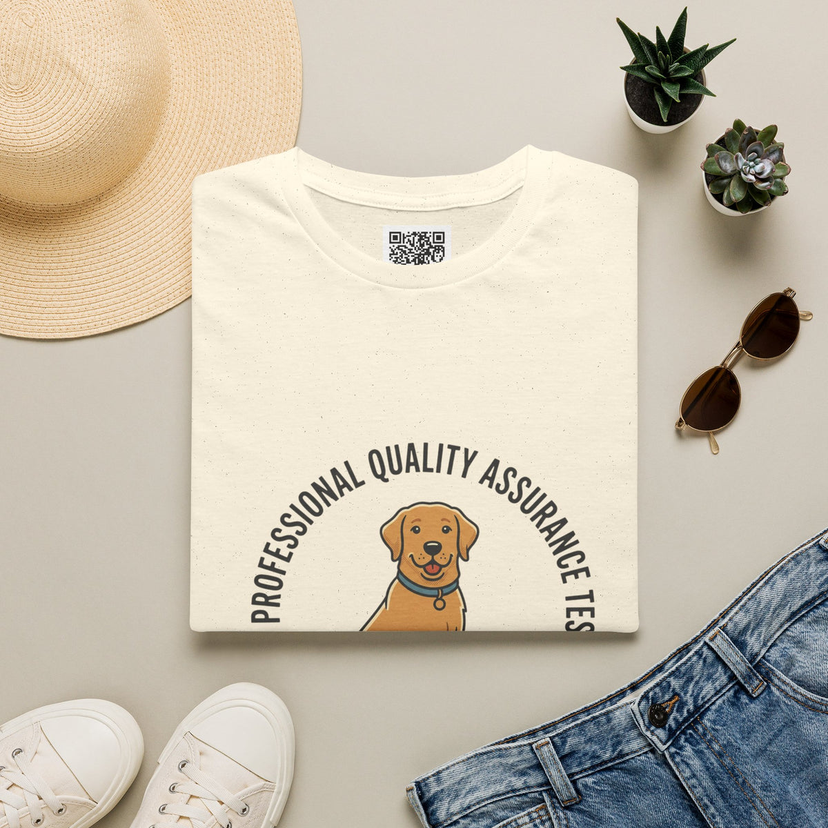 Lab Tested Quality Assurance Dog Graphic Tee