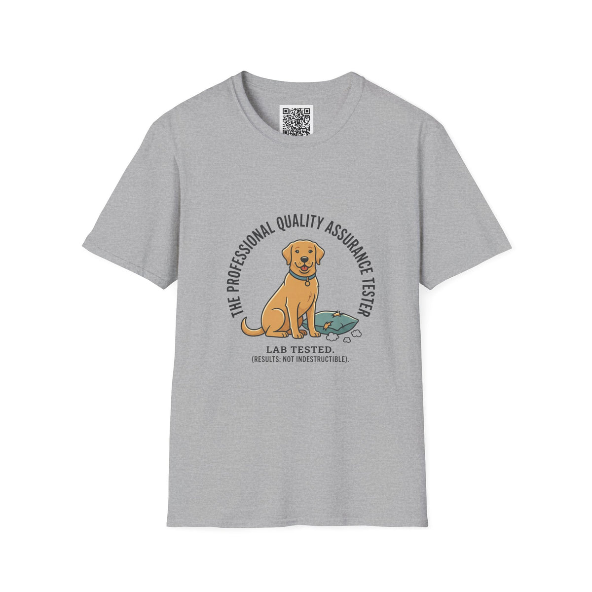 Lab Tested Quality Assurance Dog Graphic Tee