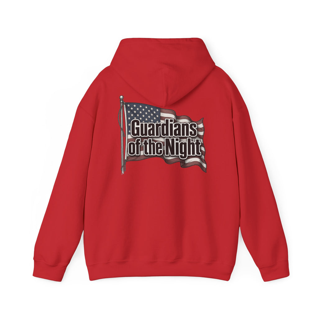Guardians of the Night Hoodie – Patriotic American Flag Sweatshirt