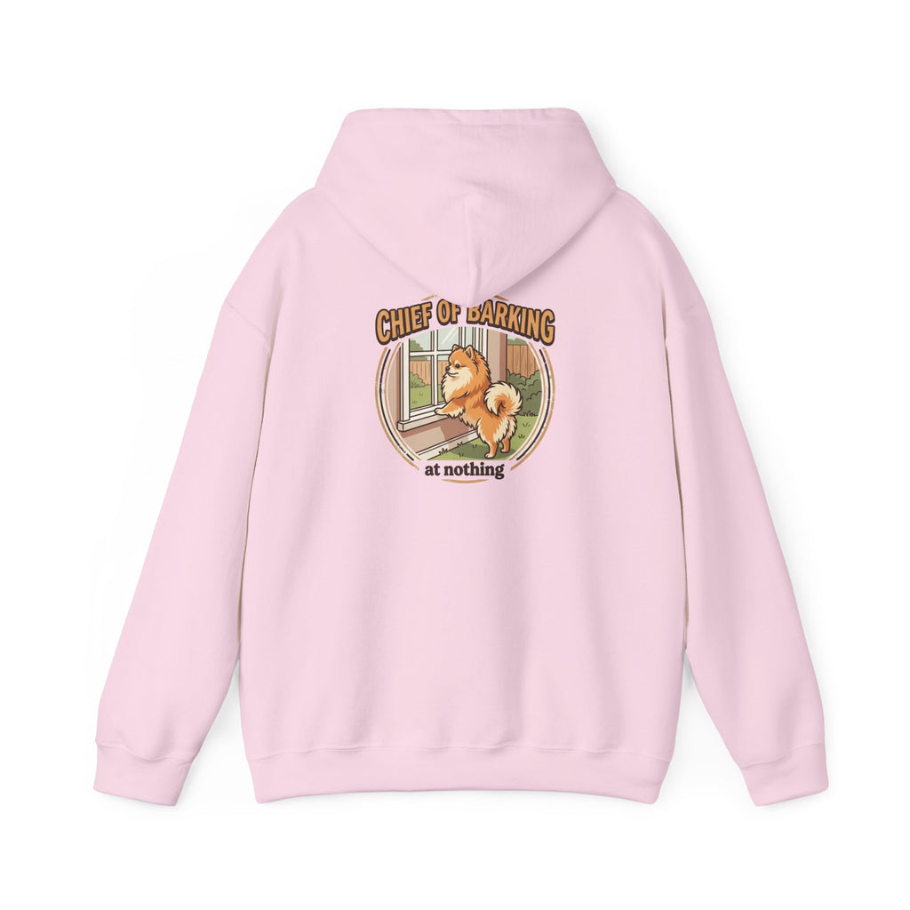 Pomeranian 'Chief of Barking at Nothing' Hoodie