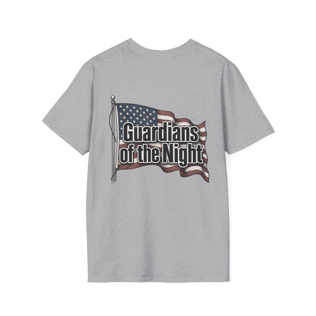 Guardians of the Night T-Shirt — Minimal Chest Text Tee
