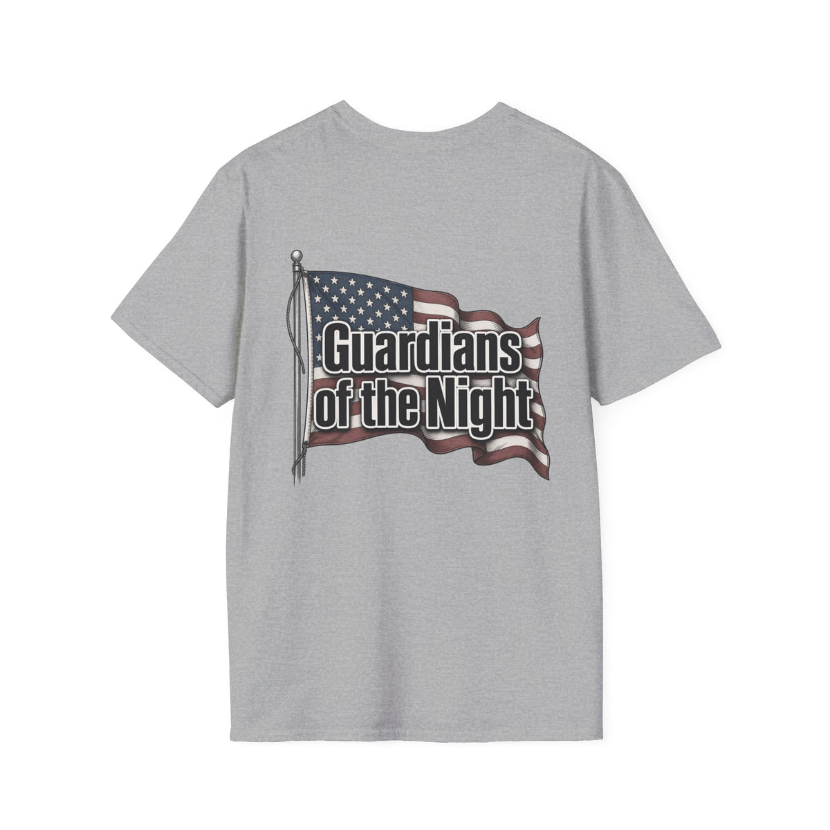 Guardians of the Night T-Shirt — Minimal Chest Text Tee