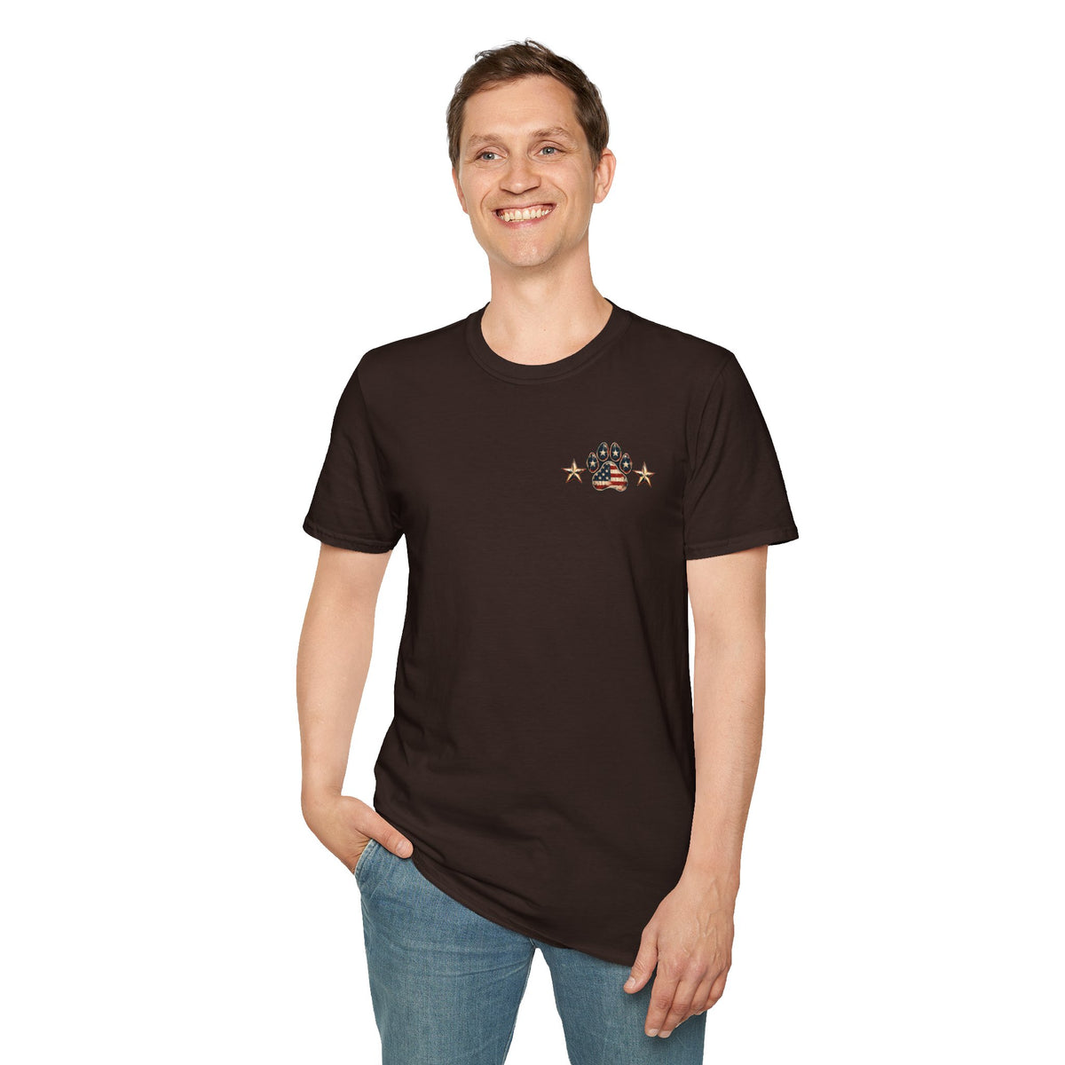 Guardian German Shepherd T-Shirt — Loyal & Free Patriotic K9 Tee