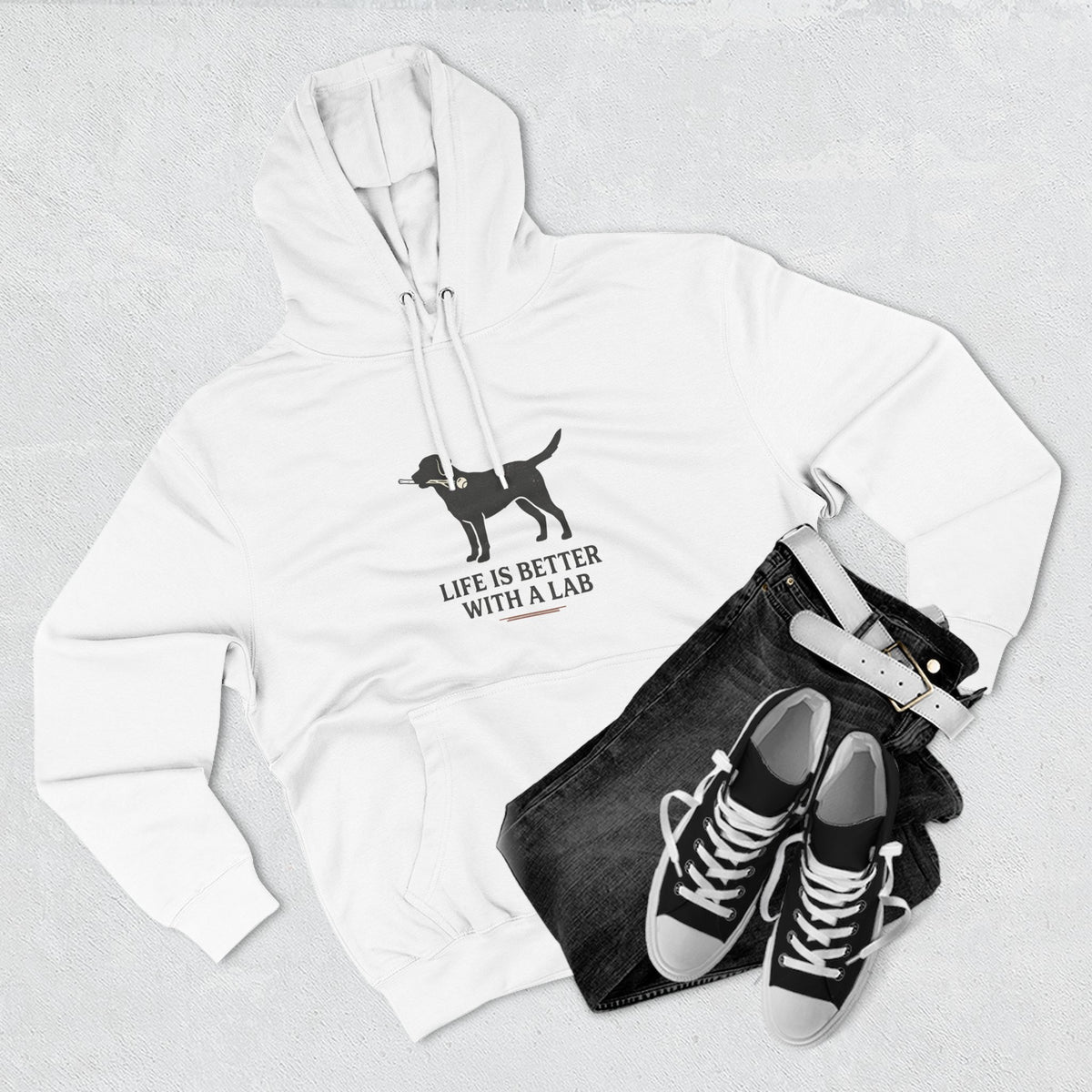 Life Is Better With A Lab Hoodie — Labrador Retriever Dog Lover Pullover