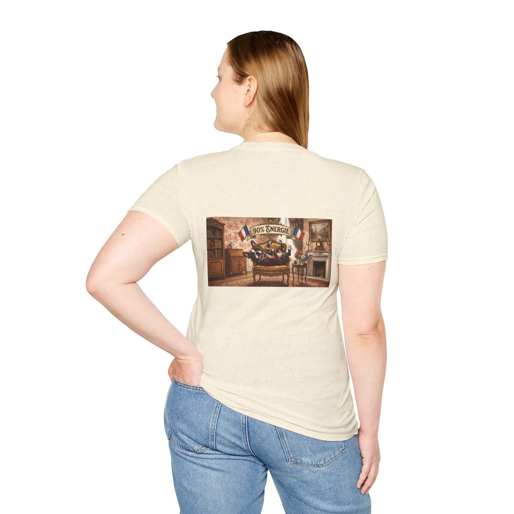 French Bulldog 90% Energy T-Shirt Graphic Tee