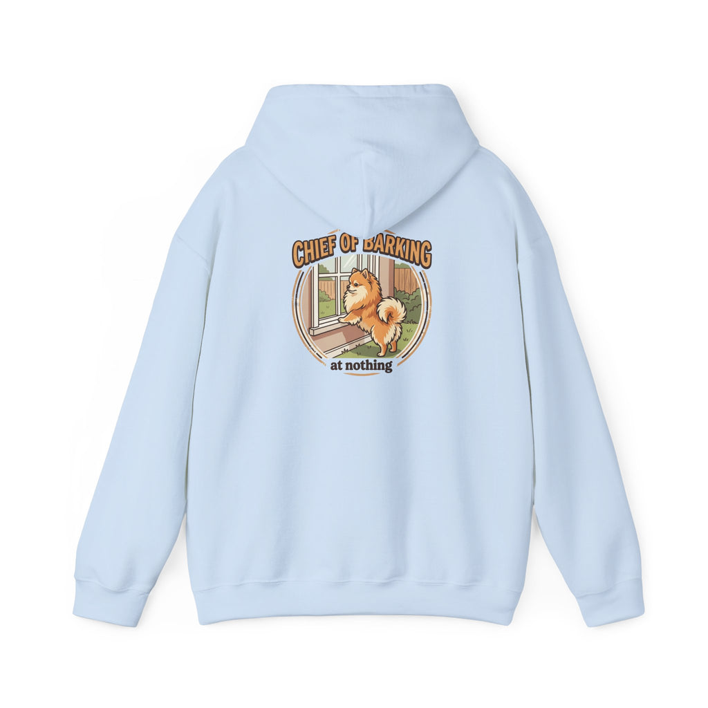 Pomeranian 'Chief of Barking at Nothing' Hoodie