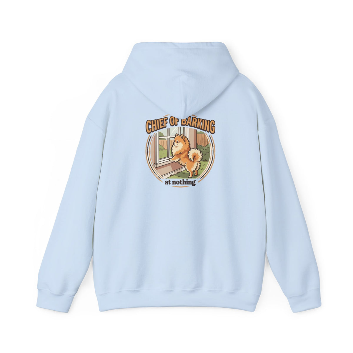 Pomeranian 'Chief of Barking at Nothing' Hoodie