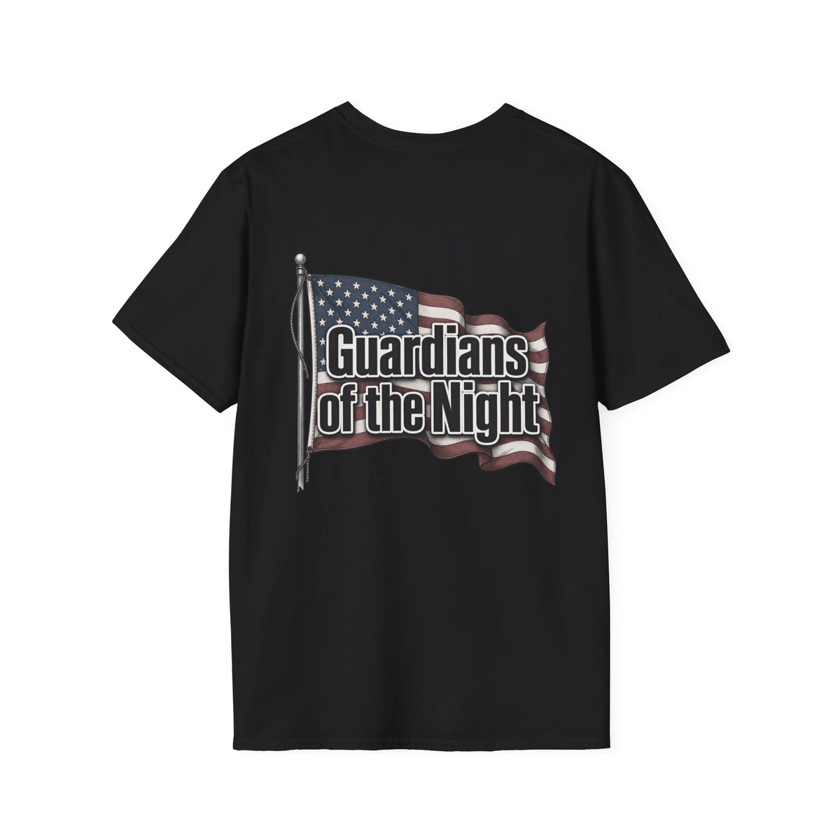 Guardians of the Night T-Shirt — Minimal Chest Text Tee